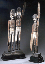 Three Hessian soldier whiligigs sold to Stephen Score for 150000 Kahn Collection