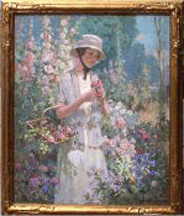 A phone bidder purchased the circa 1925 Abbott Fuller Graves oil on canvas