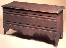 A Connecticut sixboard blanket chest was purchased by dealer Arthur Liverant for 170000 Monahan collection