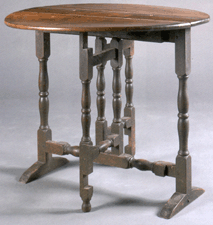 A Massachusetts William and Mary tuckaway table went to dealer Leigh Keno for 105000