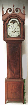 WeadeBarnhart family Federal tall case clock 11000