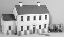 Circa 1920s Tynie Toy Doll House with garden New England Townhouse 17250