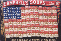 Campbell Soup tin sign 28750