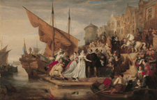 Mary Queen of Scotts arriving at Leith Sir William Allan 173000