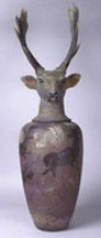 Morris Canopic Jar Fallow Deer set a record at 150650 with premium