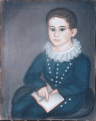 Portrait of George Morrillo Bartol 1827 was signed Susannah Paine