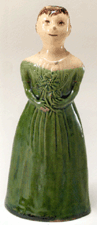This rare Moravian pottery flask sold to Atlanta dealer Deanne Levison for 31800