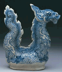 but bidders found this Fine Blue and White Dragon Form Ewer to be a much more enticing piece making it the highest lot at 80500