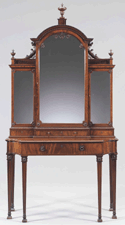 George III mahogany secretairecabinet 152500