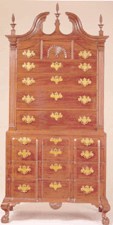 A Chippendale chest on chest led Sothebys offerings