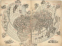 This world map is an early example of Venetian cartography