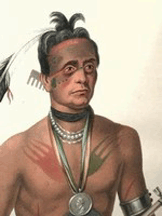 Image from the History of the Indian Tribes of North America which fetched 13800