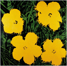 Flowers Warhols 1964 silkscreen on canvas reached 187 million at Phillips the auctions top lot