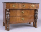This Empire commode was the top lot at 16675