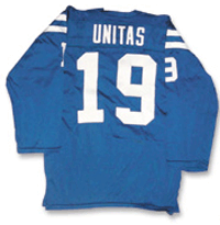 Johnny Unitas last Baltimore Colts jersey 30560