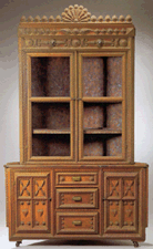 This unusual corner cabinet reached 9200