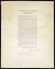 An American dealer purchased the Emancipation Proclamation for 669500