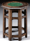 Oak and tile stand by Stickley and Grueby circa 1900 105000