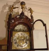 Uswald Dutch walnut tall case clock 34500