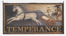 Sign for the Temperance Hotel circa 182642