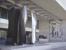 The NGAs entrance featured from left Knife Edge Mirror Two Piece 197678 and Goslar Warrior 197374 Photograph by Stephen May