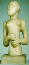 Girl 1931 Ancaster stone from the collection of the Tate Gallery London