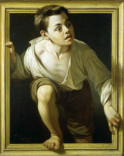 Escaping Criticism Pere Borrell del Caso Catalan 1874 Oil on canvas from the collection of the Banco de Espana Madrid