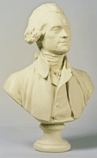 Bust of Thomas Jefferson by Jean Antoine Houdon 1789