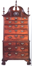 A chestonchest by George Claypoole Jr Philadelphia circa 17401750 Illustrated in the chapter The Claypoole Family Joiners of Philadelphia Their Legacy and The Context of Their Work Photo by Graydon Wood