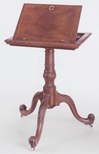 Bookstand London circa 17501760 Mahogany Illustrated in the essay Survival of the Fittest The Lloyd Family Furniture Legacy Photo by Gavin Ashworth