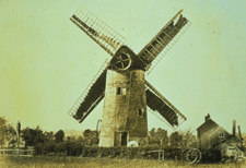 Windmill Kempsey Worcestershire 185254 Albumen print from paper negative collection Victoria and Albert Museum London