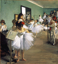 The Dance Class 1874 Oil on canvas from the collection of the Metropolitan Museum of Art Philadelphia exhibition