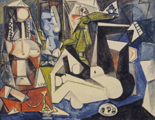 Les Femmes dAlger Women of Algiers Variation N Pablo Picasso 1955 Oil on canvas