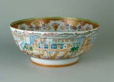 The hong bowl circa 1780 14 inches in diameter