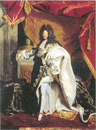 Louis XIV in Coronation Dress studio of Hyacinthe Rigau y Rios called Rigaud circa 170410 On on canvas courtesy of the American Federation of the Arts