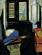 Interior with a Violin Henri Matisse 19171918 Oil on canvas from the Statens Museum for Kunst Copenhagen Johannes Rump Collection Copyright 2003 Succession H MatisseArtists RIghts Society ARS New York City
