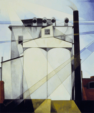 My Egypt Charles Demuth 1927 Oil on composition board from the collection of the Whitney Museum of American Art
