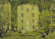 Five OClock June Robert Spencer 1913 Oil on canvas courtesy of Richard and Mary Radcliffe