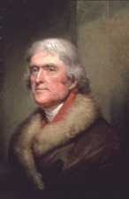 A portrait of Thomas Jefferson 17431826 painted in 1805 during his presidency by Rembrandt Peale 17781860 Five years later Peale also painted Napoleon Bonaparte NewYork Historical Society