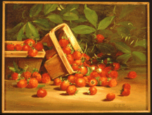 Strawberries Charles E Porter oil on canvas