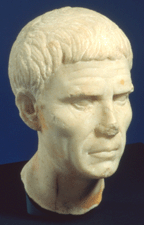 A gritty realism was characteristic of Roman sculpture from the First Century BC This male head once incorrectly identified as Julius Caesar comes from Minturnae in Italy where the University Museum conducted excavations from 193133