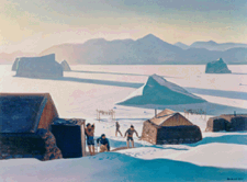Greenland Winter 193435 Oil on canvas mounted on plywood courtesy of Jake Milgram Wien