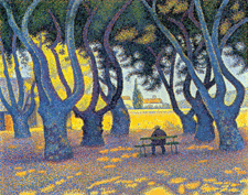 Place des Lices St Tropez Paul Signac 1893 Oil on canvas Carnegie Museum of Art Pittsburgh