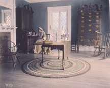 The Morning Mail Wallace Nutting 1912 Handtinted platinum print Wadsworth Atheneum of Art