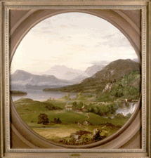 Schroon Lake Thomas Cole circa 1846 Oil on canvas from The Adirondack Museum