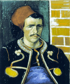 The Zouave 1888 Oil on canvas from the Van Gogh Museum Amsterdam