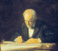 The Writing Master 1882 Oil on canvas from the collection of the Metropolitan Museum of Art New York City