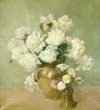 Peonies Emil Carlsen oil on canvas