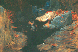 The Magic Pool spring 1906 Oil on canvas from the collection of Linda Bean Folkers