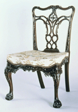 A side chair from the shop of Thomas Affleck 1770 Philadelphia